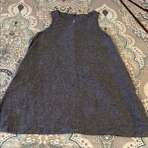 100% Linen Cynthia Rowley Chambray Shift Dress